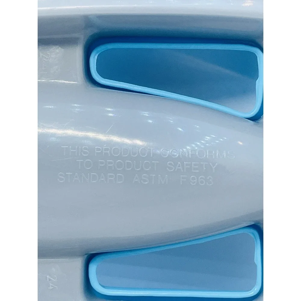 New USA Made‎ Plastic Toy Speed Racing Boat Blue Boat Pink Motor